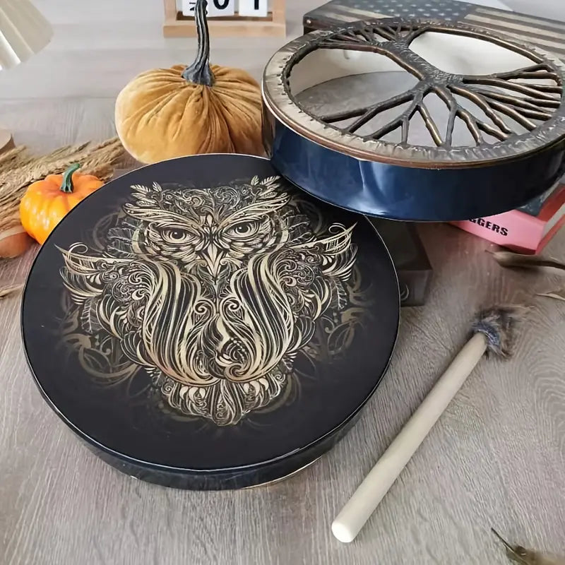 Siberian Owl Meditation Drum (Calm & Regulation Support)