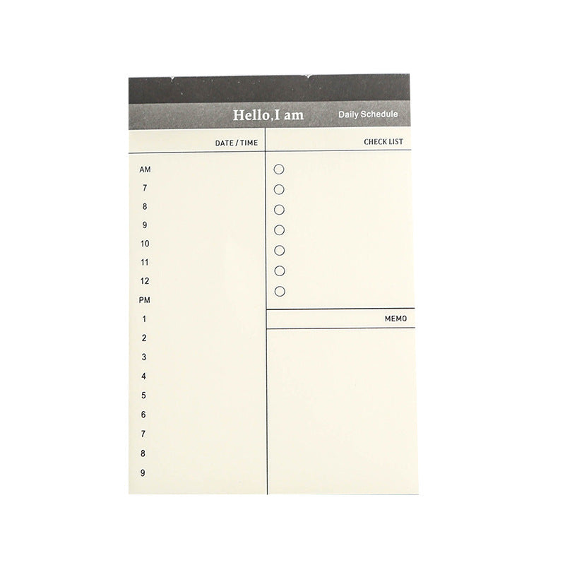 Visual Planning Memo Pad (Routine & Organization Support)