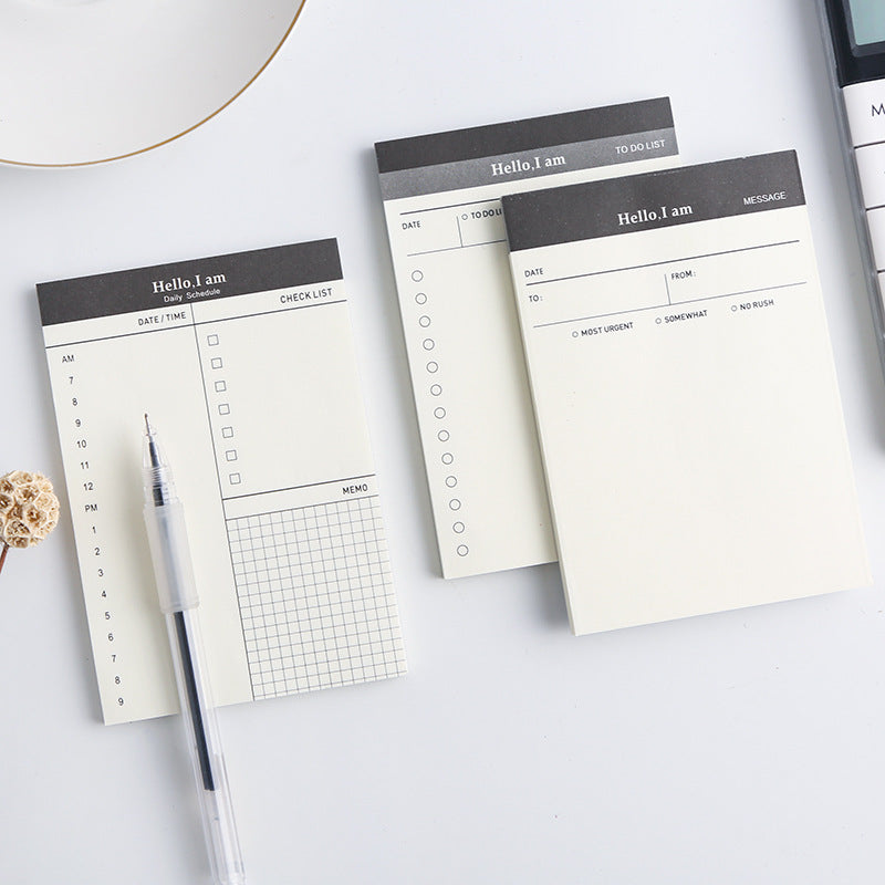 Visual Planning Memo Pad (Routine & Organization Support)