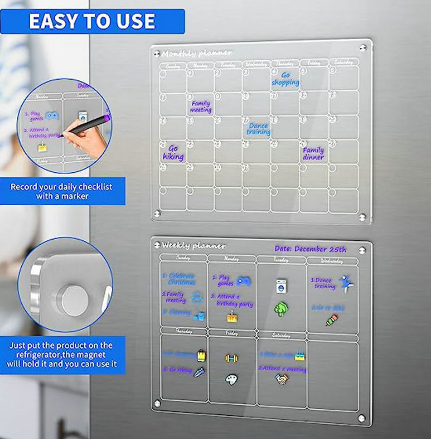 Magnetic Schedule Board (Visual Planning & Routine Support)