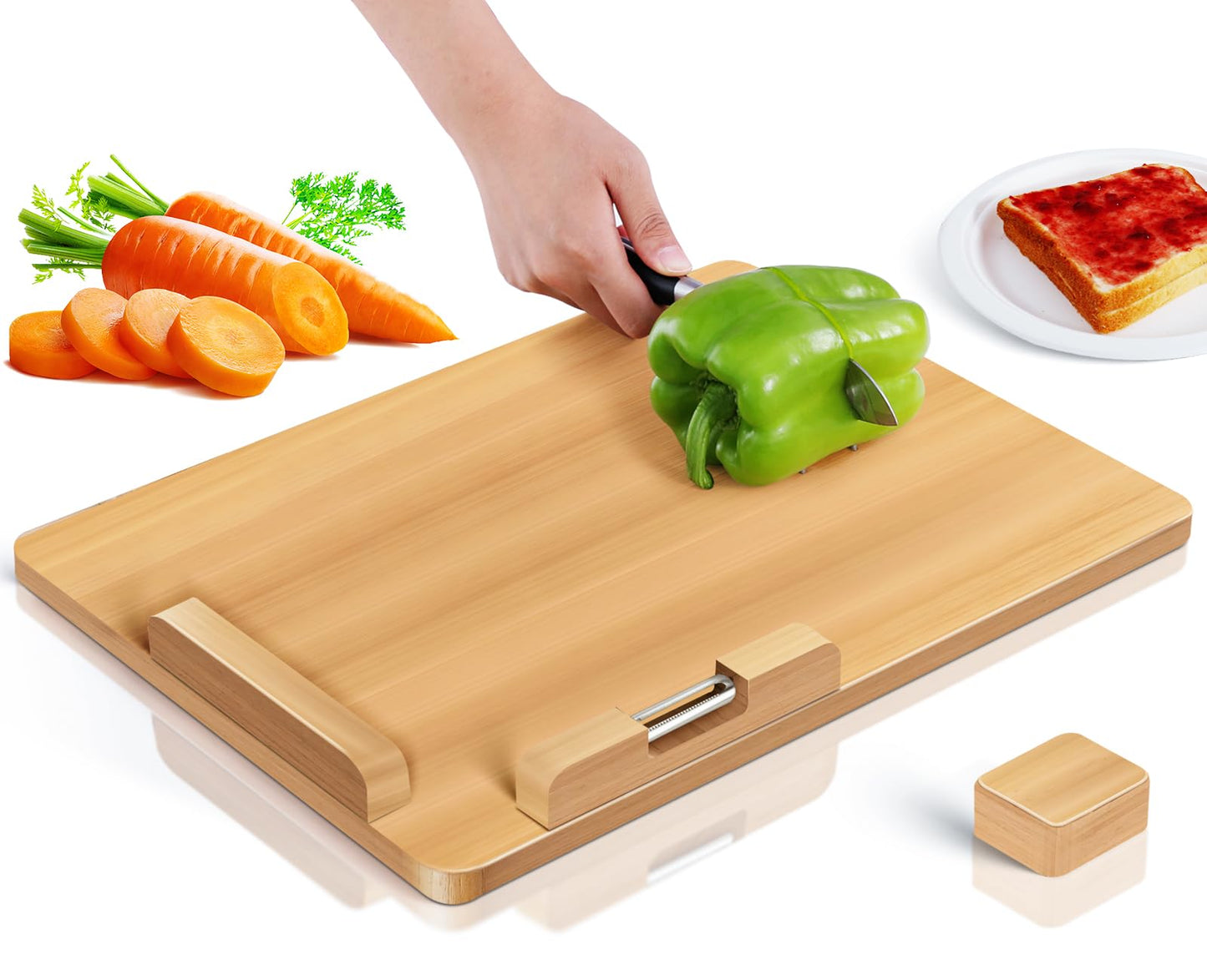 One-Handed Cutting Board (Independent Food Preparation Support)