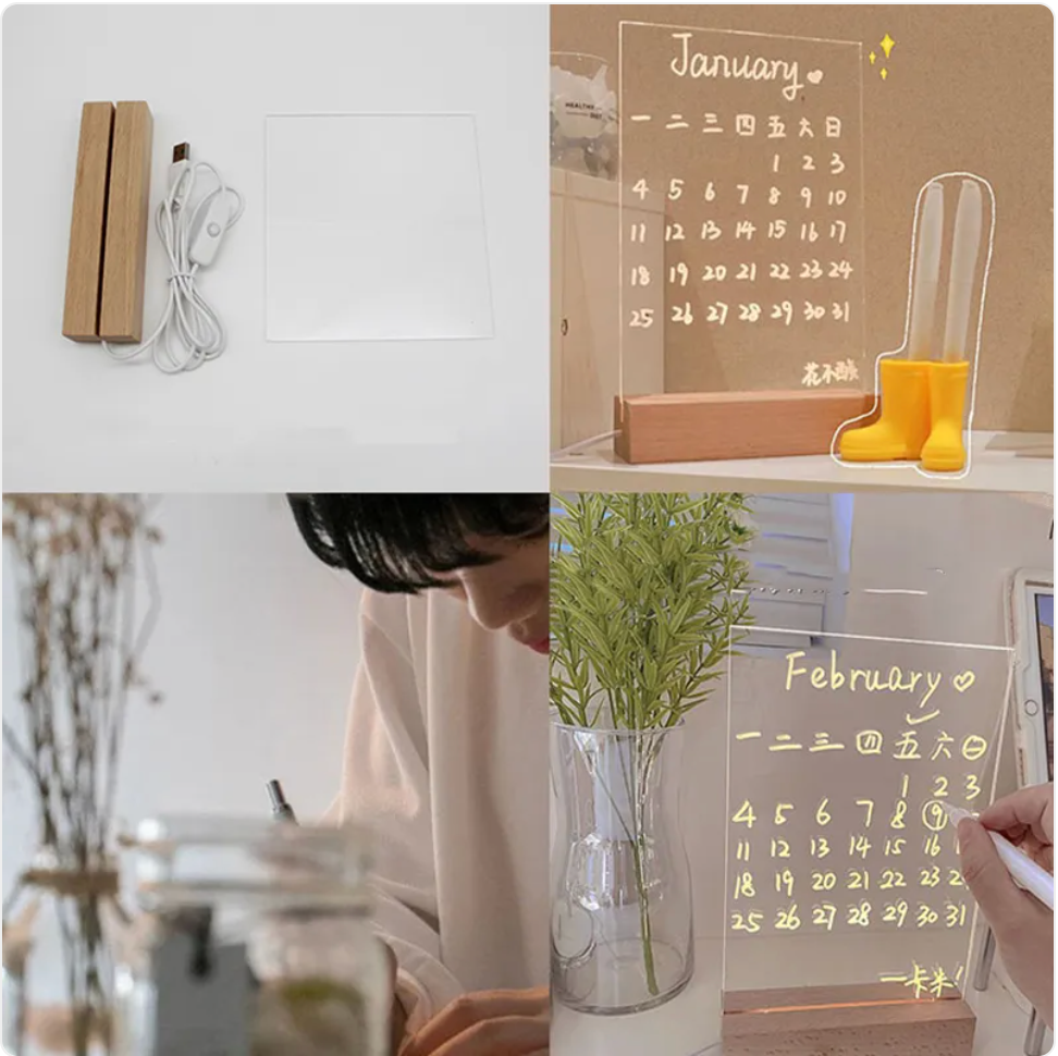 Illuminated Planning Board (Visual Schedule & Reminder Support)