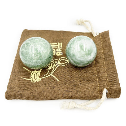 CalmFocus Hand Therapy Balls (Jade Green Stress Relief Set)