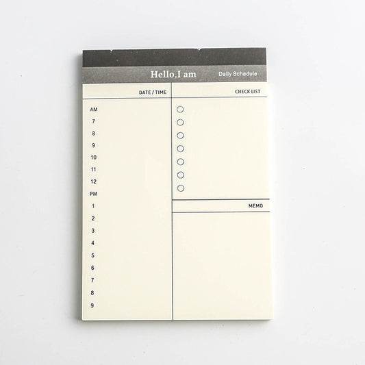 Visual Planning Memo Pad (Routine & Organization Support)