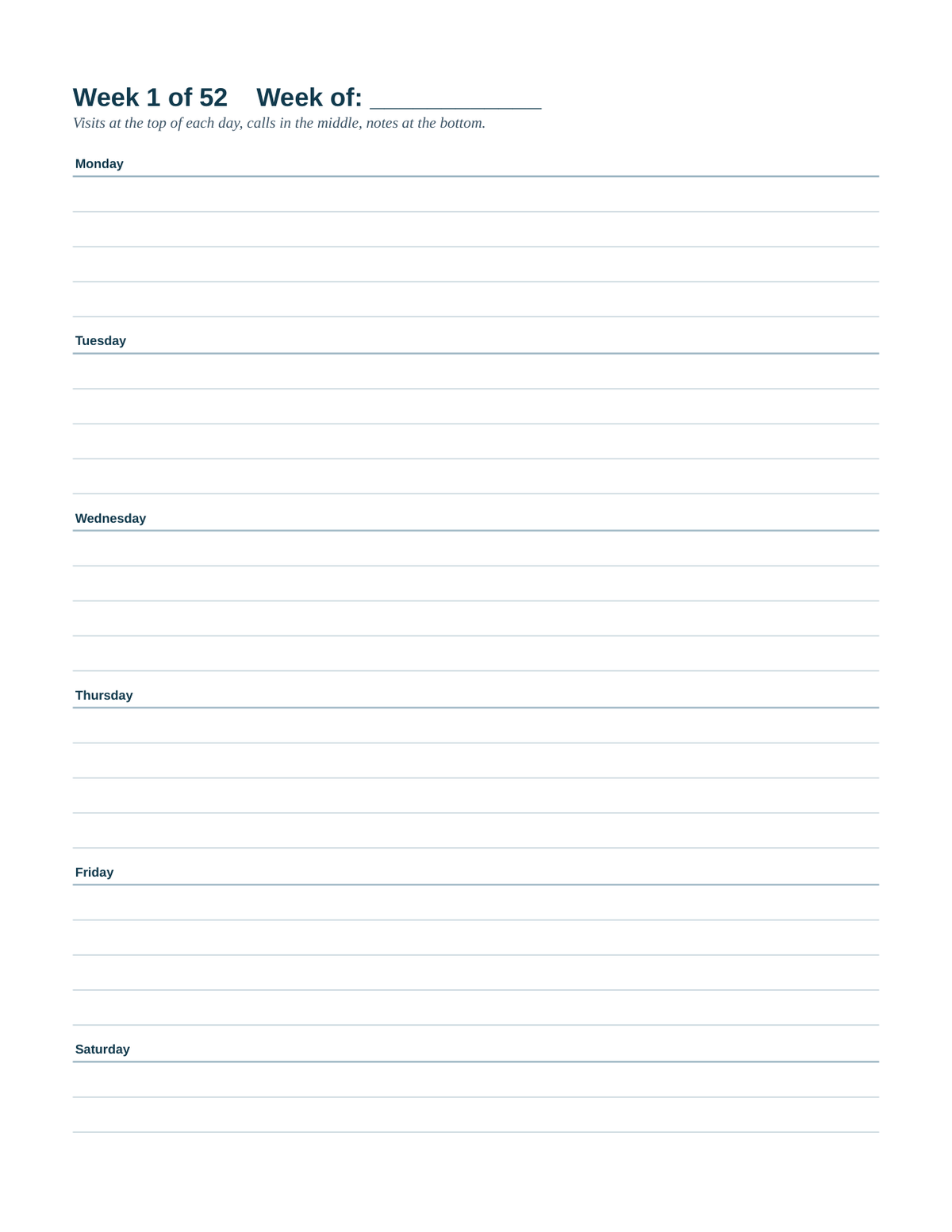 The Support Coordinator's Caseload Planner